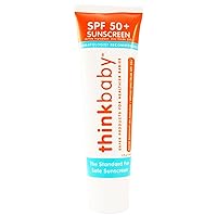 Thinkbaby Baby Suncreen - SPF 50+ - 3 fl oz - Safe for Babies - Dermatologist Recommended
