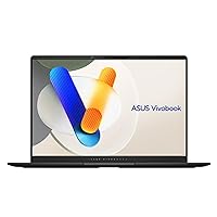 ASUS Vivobook S 14 OLED Laptop, Intel Core Ultra 9 185H, 16GB, 1TB SSD, Neutral Black, S5406MA-AS96