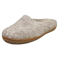 SLIPPER NATURAL GREY Unisex Slippers Shoes in Natural Grey - 8.5 US