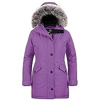 wantdo Women's Hooded Winter Coat Waterproof Warm Long Puffer Jacket Parka