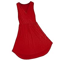 Spring Dresses for Women 2024 Petite,Women's Sleeveless Deep V Neck Summer Dress Wrap Ruched Cocktail Party Min