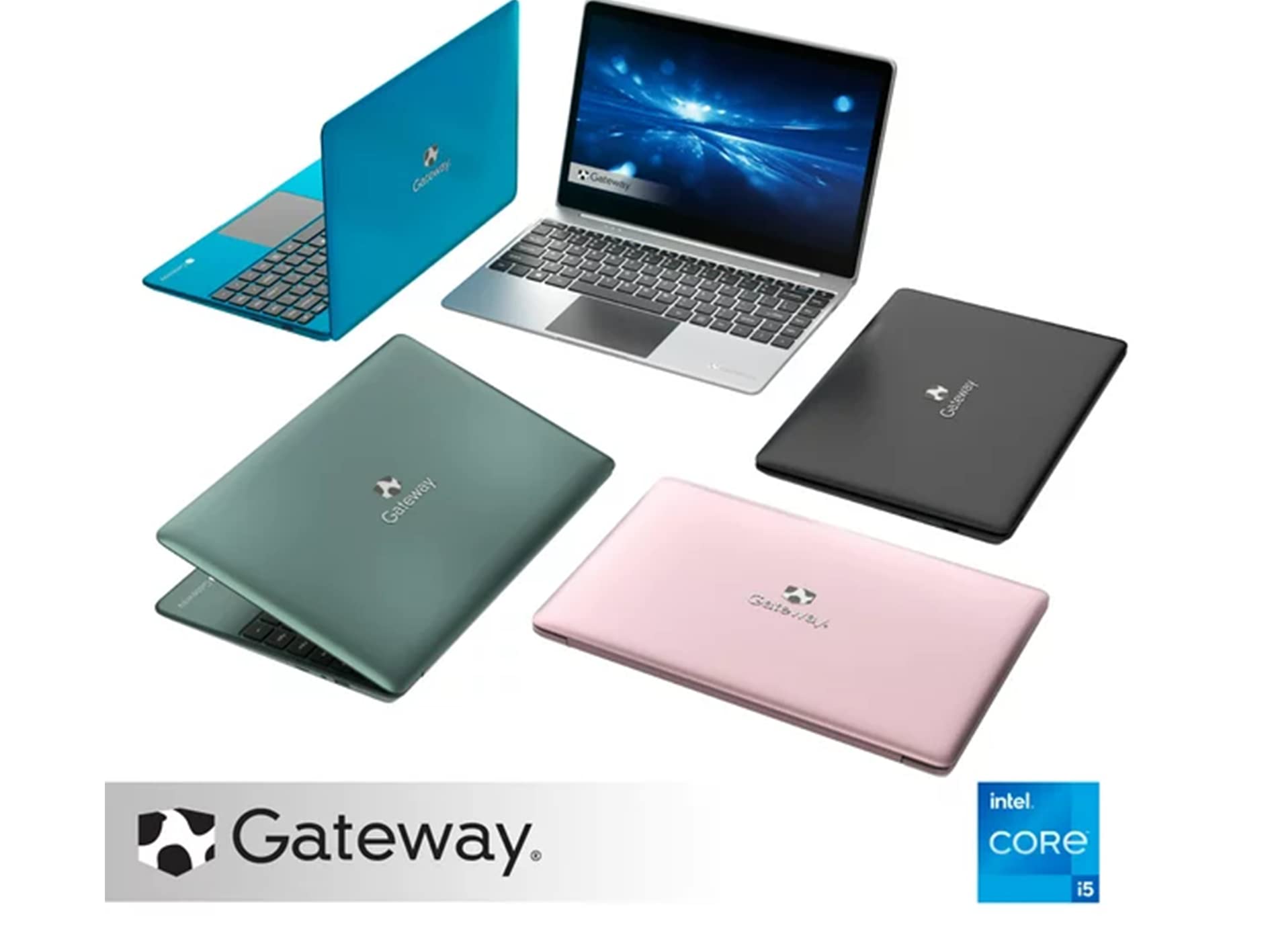Gateway 2022 14.1” Ultra Slim IPS FHD Display, Intel Core i5-1135G7 Processor, 16GB RAM, 2TB PCIe SSD, Intel Iris Xe Graphics, 1.0 MP Camera, Fingerprint Scanner, Bluetooth, Blue, 32GB USB Card