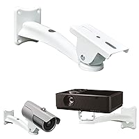 Wall Mount for Mini Projector/Projector Hanger/Adjustable Projector Wall Mount/CCTV Security Camera Mounting Bracket(White) - for CCTV/Camera/Projector/Webcam
