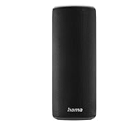 Hama Bluetooth Speaker LED Light 24 W LED Music Box with 10 RGB Colour Changing, Mobile Phone Speaker Bluetooth Portable Wireless Party Speaker Outdoor Waterproof IPX5 Up to 14 Hours Battery Black