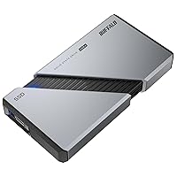 Buffalo Portable External SSD 2TB USB4 Gen3x2 High Speed Read Speed 3800MB/s Type-C exFAT SSD-PE2.0U4SA/N