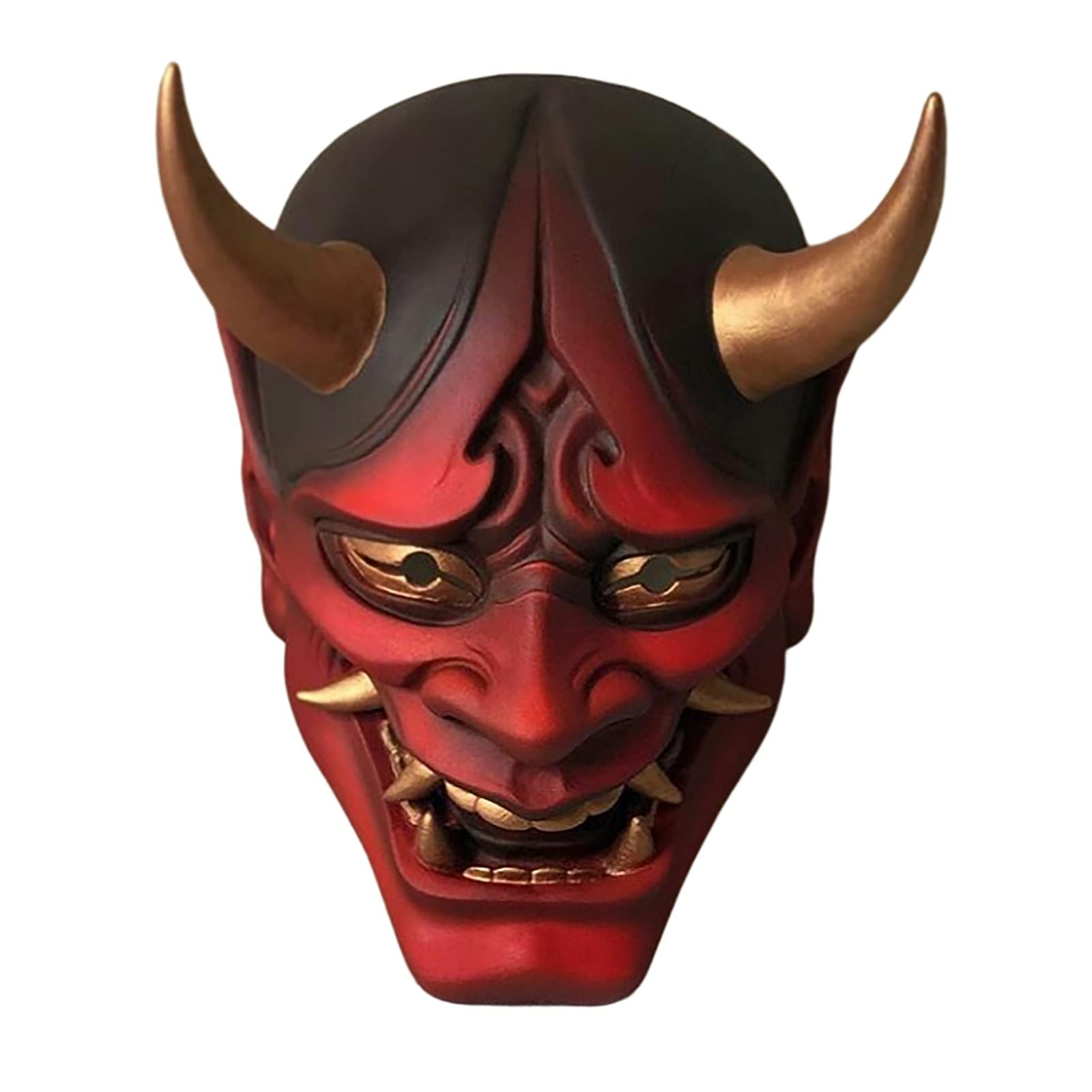 Mua JIJK Japanese Samurai Oni Mask, Latex Assassin Mask Anime Demon Face  Cover Ghostface Halloween Mask for Halloween Costume Cosplay Props, Red,  39x23cm trên Amazon Anh chính hãng 2023 | Giaonhan247