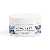 The Honest Company Eczema Soothing Therapy Balm + Skin Protectant | Naturally Derived, Gentle for Baby | Prebiotics, Colloidal Oatmeal | 3 oz