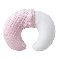 Baby Nursing Pillow and Body Positioner with Premium Slipcover for Breastfeeding for Baby Boys and Girls, Feeding Pillow with Breathable Comfortable Pillowcase (Blushing Bride)
