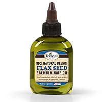 Premium Natural Hair Oil - Flax Seed Hair Oil 2.5 oz. - Strengthening & Moisturizing Hair Oil Treatment
