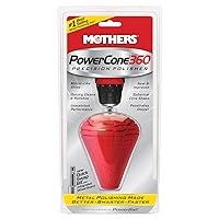 Mothers 05146 PowerCone 360 Metal Polishing Tool, Single Unit