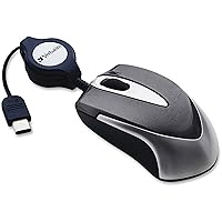 Verbatim USB-C Mini Optical Travel Mouse - Black