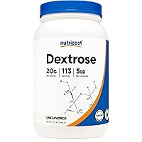 Nutricost Dextrose Powder 5 LBS - Non-GMO, Gluten Free