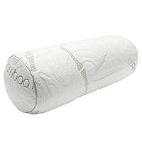 Kingnex 24x8 Bolster Roll Pillow for Back or Side Sleeper Under Knee Between Legs Pillow Lower Back Pain Cylinder Pillow with Removable Cover 24x8