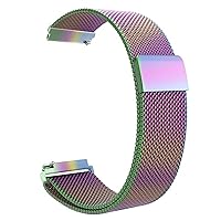 Men's Watchbands General Quick Release Watch Strap Magnetic Closure Stainless Steel Watch Band Replacement Strap 14mm 16mm 18mm 20mm 22mm 24mm 23mm (Color : Colorful)