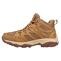 HI-TEC Mens Ht Ravus Mid Wp Lace Up Hiking Hiking Casual Boots Ankle - Brown - Size 15 M
