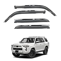 Sze Rain Guards for Toyota 4Runner 2010-2023 Side Window Deflectors in-Channel Rain Guards Toyota 4Runner Rain Out-Channel Guard Deflector Vent Visor-4pcs