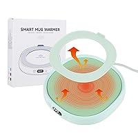 Mug Warmer for Desk,Smart Coffee Warmer Plate Auto Shut Off,Electric Candle Warmer with 3 Temp Settings,Electric Desk Gadgets Beverage Warmer Plate for Coffee,Cocoa,Tea,Water and Milk