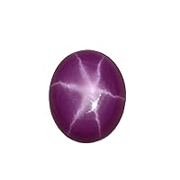 Star Ruby Pink Stone 5.00 Carats. 6 Ray Oval Shape Star Ruby Stone Loose Ruby Gemstone for Jewelry DZ-246