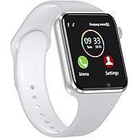 Bluetooth Smart Watch A1 Bluetooth GSM SIM Phone Smart Watch for Android Smart Phones (White)