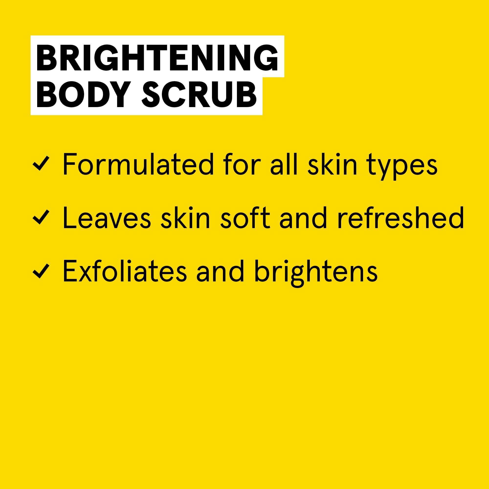 ACURE Brightening Body Scrub | 100% Vegan | For A Brighter Appearance | Sea Salt & Niacinamide (Vitamin B3) | Brightens & Rejuvenates | All Skin Types | 6 Fl Oz