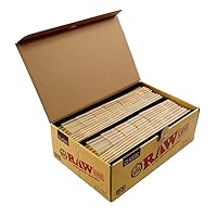 RAW Lean Pre-Rolled Cones 800 Bulk Box | Slow Burning Rolling Papers 110mm