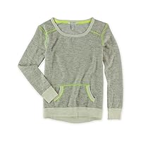AEROPOSTALE Womens Popover Knit Sweater, Grey, Medium