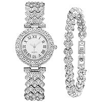 Fashion Bracelet Watch Ladies Quartz Wrist Watches Waterproof Stainless Steel Band Women Watch