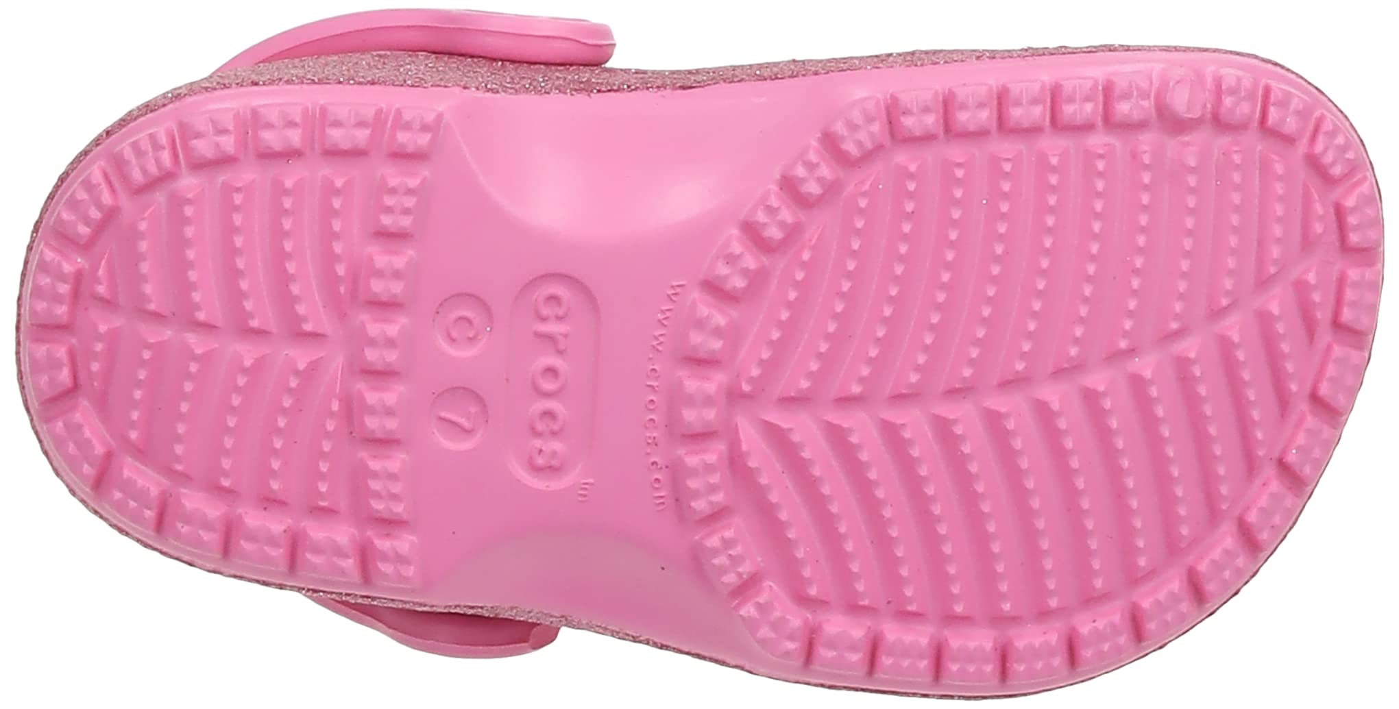 Crocs Unisex-Child Classic Glitter Clogs | Sparkly Shoes for Kids