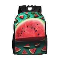 Dream Watermelon Backpack For Women Men Travel Laptop Backpack Rucksack Casual Daypack Lightweight Travel Bag