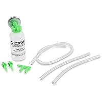 25036 Bleed-O-Matic One-Man Brake Bleeder Kit, Featuring An Opaque Brake Bleed Bottle / Transparent Hoses and Tapered Fittings, No Mess Brake Fluid Bleeding , Multi color(Packaging May Vary)
