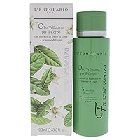 L'Erbolario Frescaessenza Smoothing Body Oil - A Perfect Blend Of Oils That Work Together - Nourish Your Skin And Leave It Supple - Leaves Your Skin Toned And Magnificently Smooth - 3.3 Oz