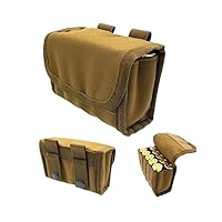 10 Round Shotshell Reload Holder Molle Pouch for 12 Gauge/20G