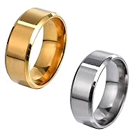 Stainless Steel Decorative Rings for Men and Women
