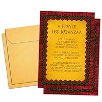 Tree-Free Greetings Kwanzaa 2 Card Pack,Eco Friendly,Made in USA,100% Recycled Paper,5