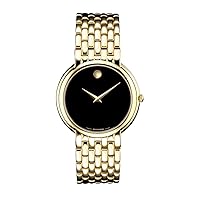 Movado Men's 605647 Certa Gold-Tone Stainless-Steel Watch