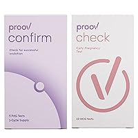 Confirm Ovulation and Pregnancy Test Combo Kit | PdG Progesterone Metabolite Test - Only FDA-Cleared Test to Confirm Successful Ovulation at Home | Early Pregnancy Tests