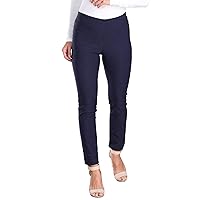 Popana Womens Stretch Pull On Dress Pants Ankle Length Work Casual - Made in USA