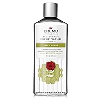 Rich-Lathering Sage & Citrus Body Wash for Men, A Revitalizing Combination of Bright Mandarin, Dry Herbs and White Cedar, 16 Fl Oz