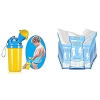 Portable Urinal for Kids Pee Cups for Boys Disposable Urinal Bags for Men Women 24 Pack