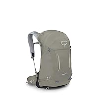 Osprey Hikelite 28L Unisex Hiking Backpack, Tan Concrete, Medium/Large