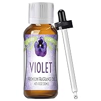 Good Essential – Professional Violet Fragrance Oil 30ml for Diffuser, Candles, Soaps, Lotions, Perfume 1 fl oz