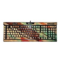 MightySkins Skin Compatible with Corsair K95 RGB Platinum XT - Abstract Wood | Protective, Durable, and Unique Vinyl Decal wrap Cover | Easy to Apply, Remove, and Change Styles | Made in The USA