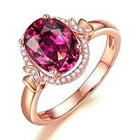 Attractive Fashion Jewelry 14ct Rose Gold Natural Diamond Natural Pink Tourmaline Engagement Ring