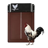Door Automatic Chicken Coop Door with Light Sensing,Automatic Hen House Door can Sense Dawn and Dark, Suitable for All Kinds of Chickens, Ducks, Dogs and Other Animals