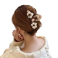 Fashionable Acrylic Flower Hairpin Modern Headwear Clip Adornments Hair Accessories For Girls And Fashion Forward Women Showcases Personal Hair Accessory