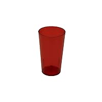 G.E.T. 6612-1-R-EC Heavy-Duty Plastic Restaurant Tumblers, 12 Ounce, Red (Set of 4)