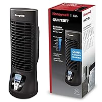 Honeywell QuietSet Fan Oscillation Function, Individual, Mini Fan Column, Silent 1 Unit