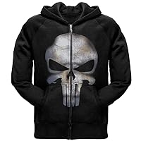 Punisher Movie Skull Long Sleeve T-Shirt Small Black