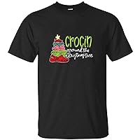 Men's Crocin Around The Christmas Tree Shirt Large
