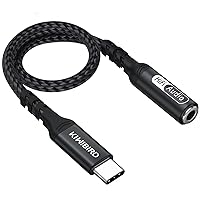  AGVEE USB-C to 3.5mm Headphone Adapter, Type-C Aux Jack Earbuds  Splitter, USBC Audio TRRS Mic Earphones Dongle, PD 30W Charging Converter  for Samsung S21 S20, Note 20 10, Pixel 2 3